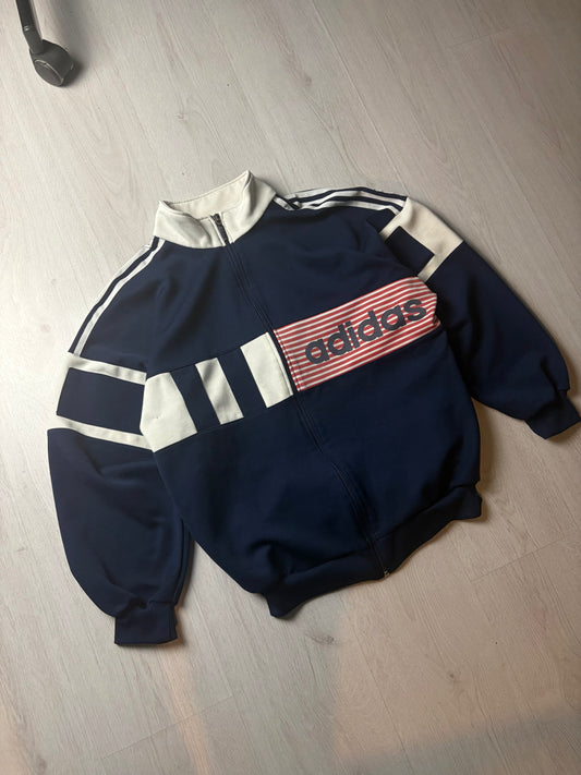 Vintage Adidas Vest - Blauw - Medium