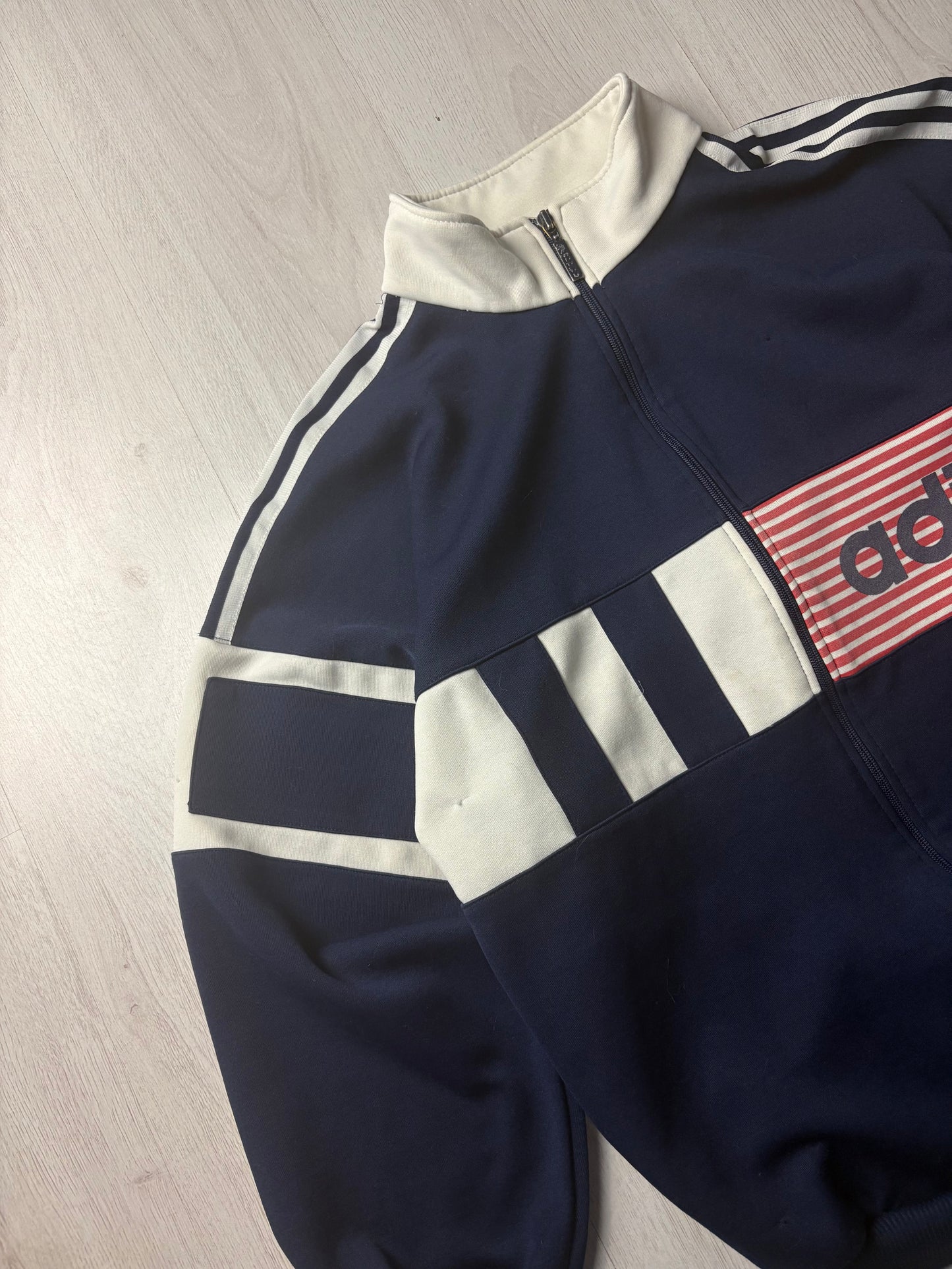 Vintage Adidas Vest - Blauw - Medium