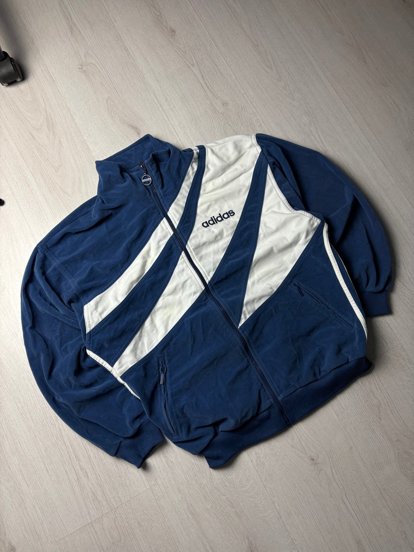 Vintage Adidas Vest - Blauw - Medium