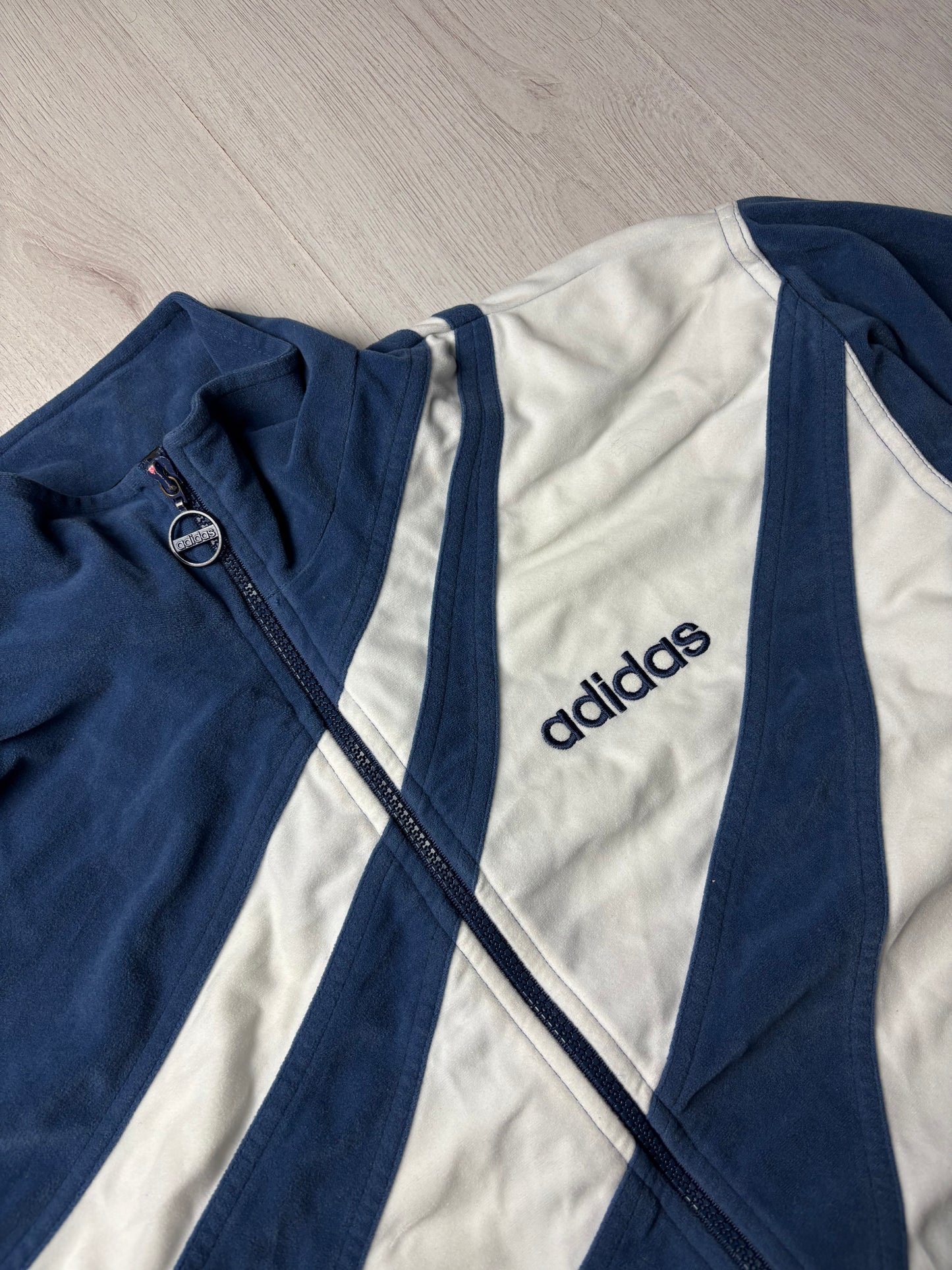 Vintage Adidas Vest - Blauw - Medium