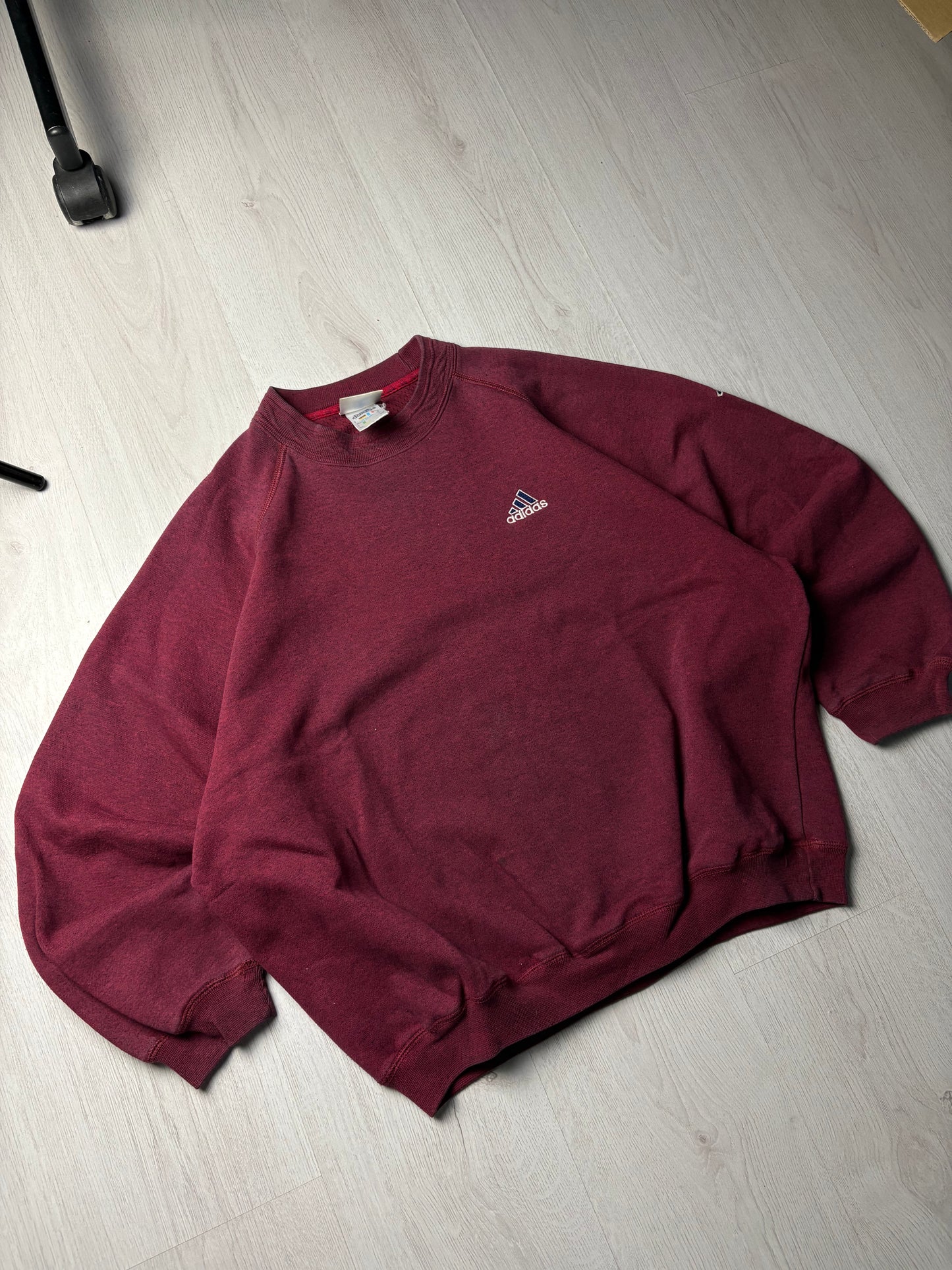 Vintage Adidas Sweater - Rood - Medium