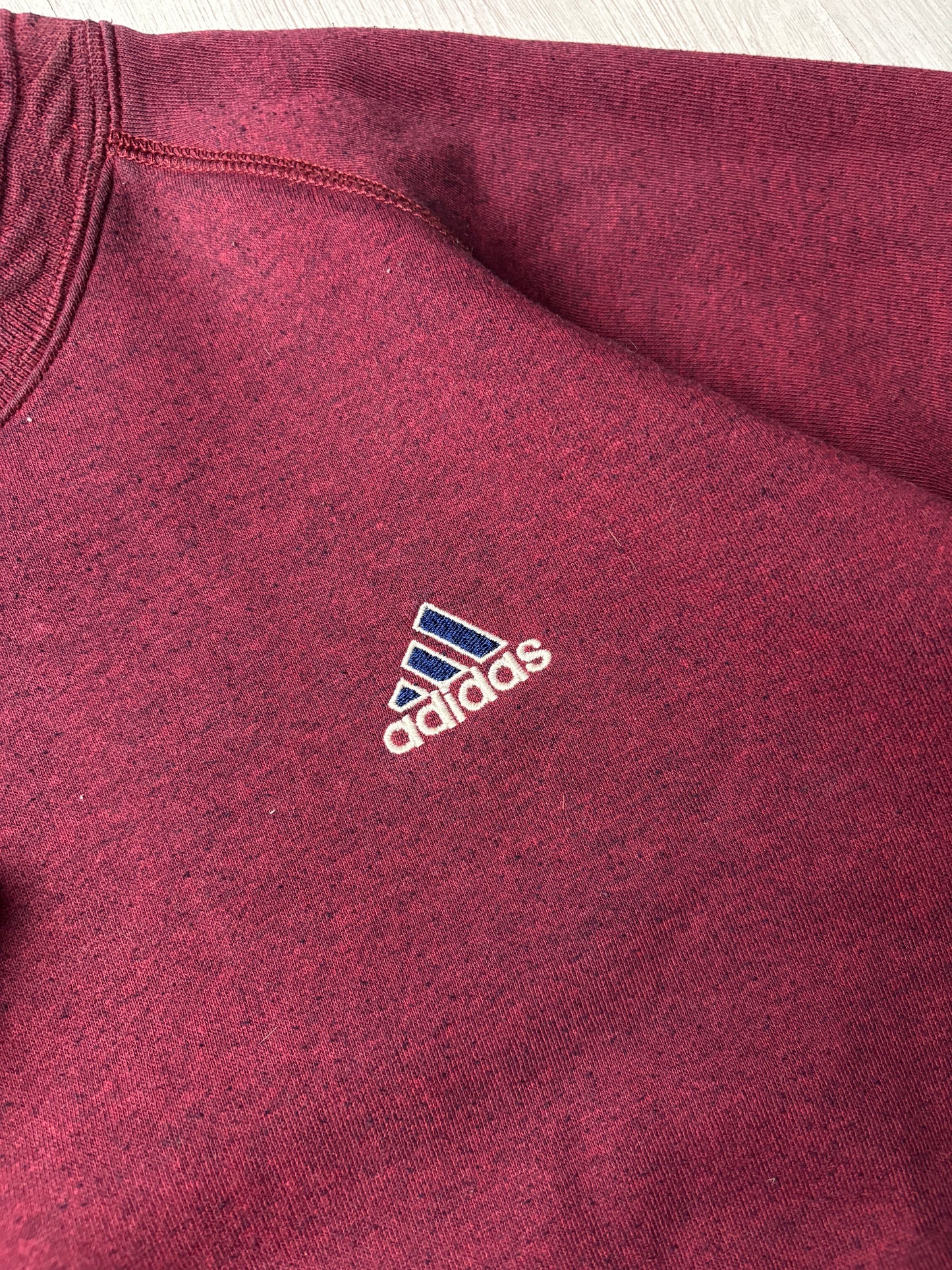 Vintage Adidas Sweater - Rood - Medium