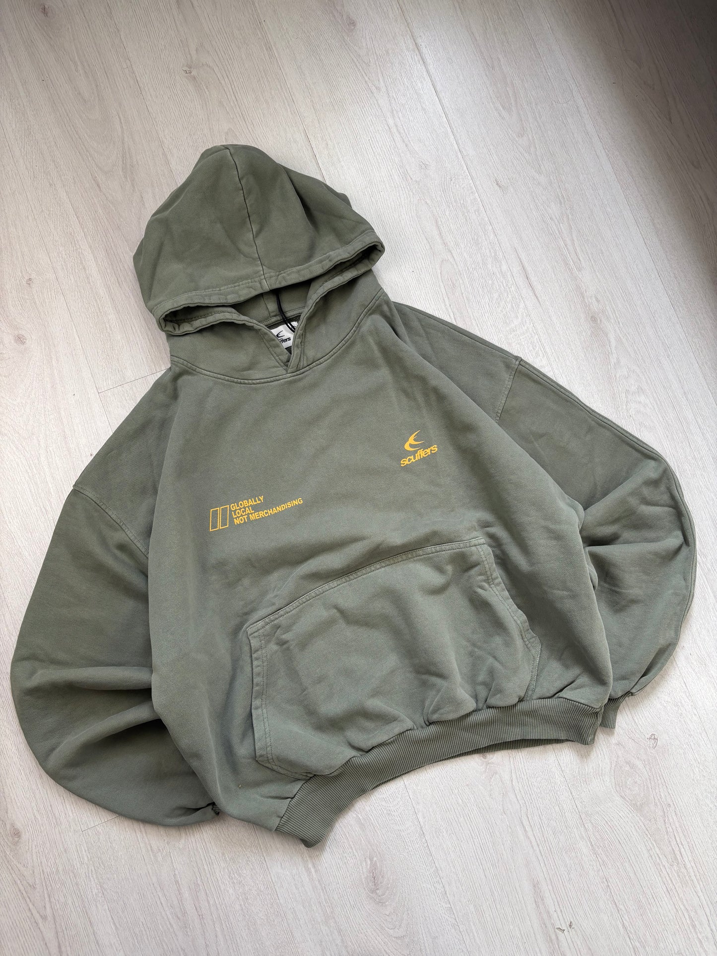 Scuffers Hoodie - Groen - Large