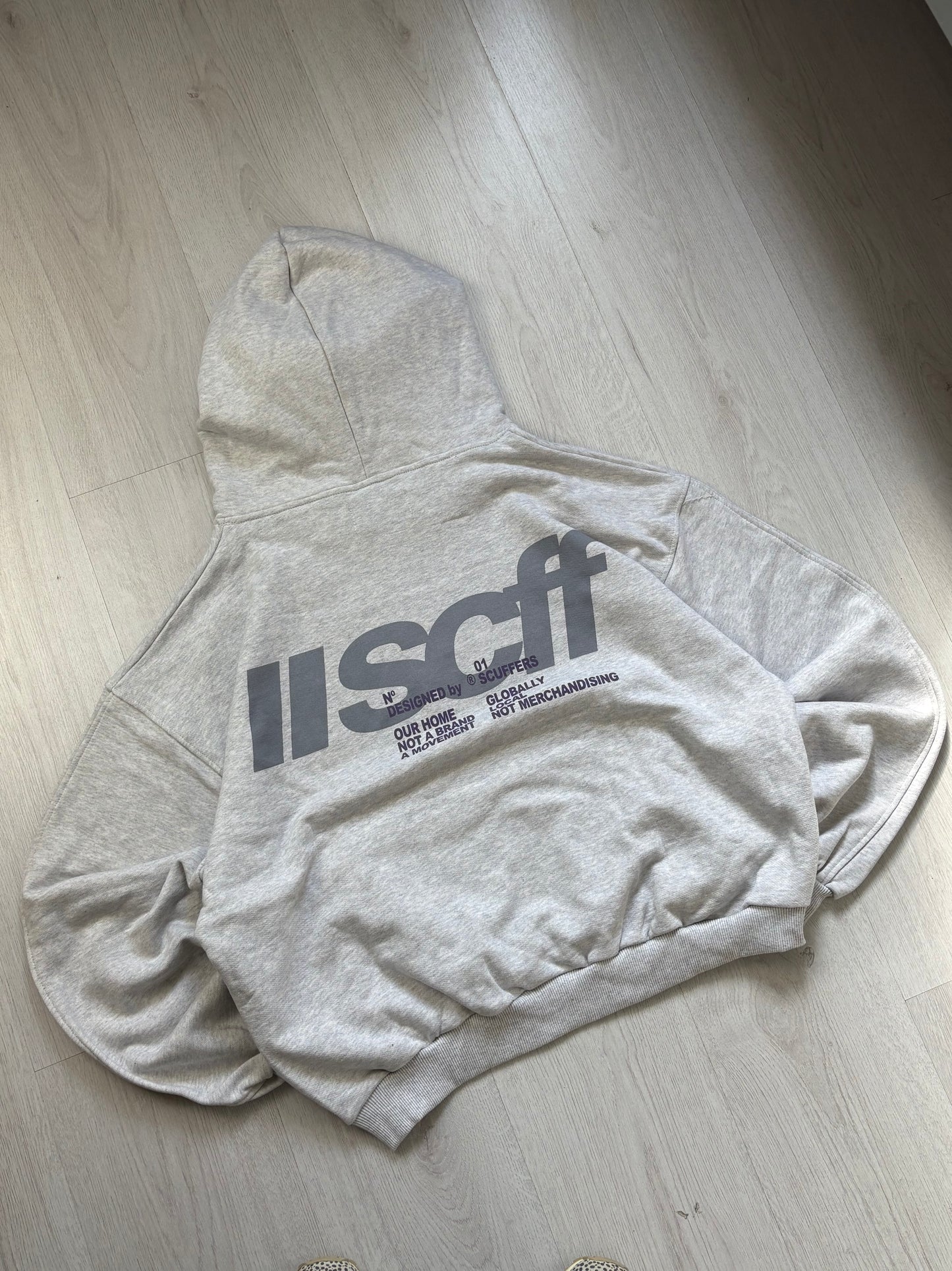 Scuffers Hoodie - Grijs - Large