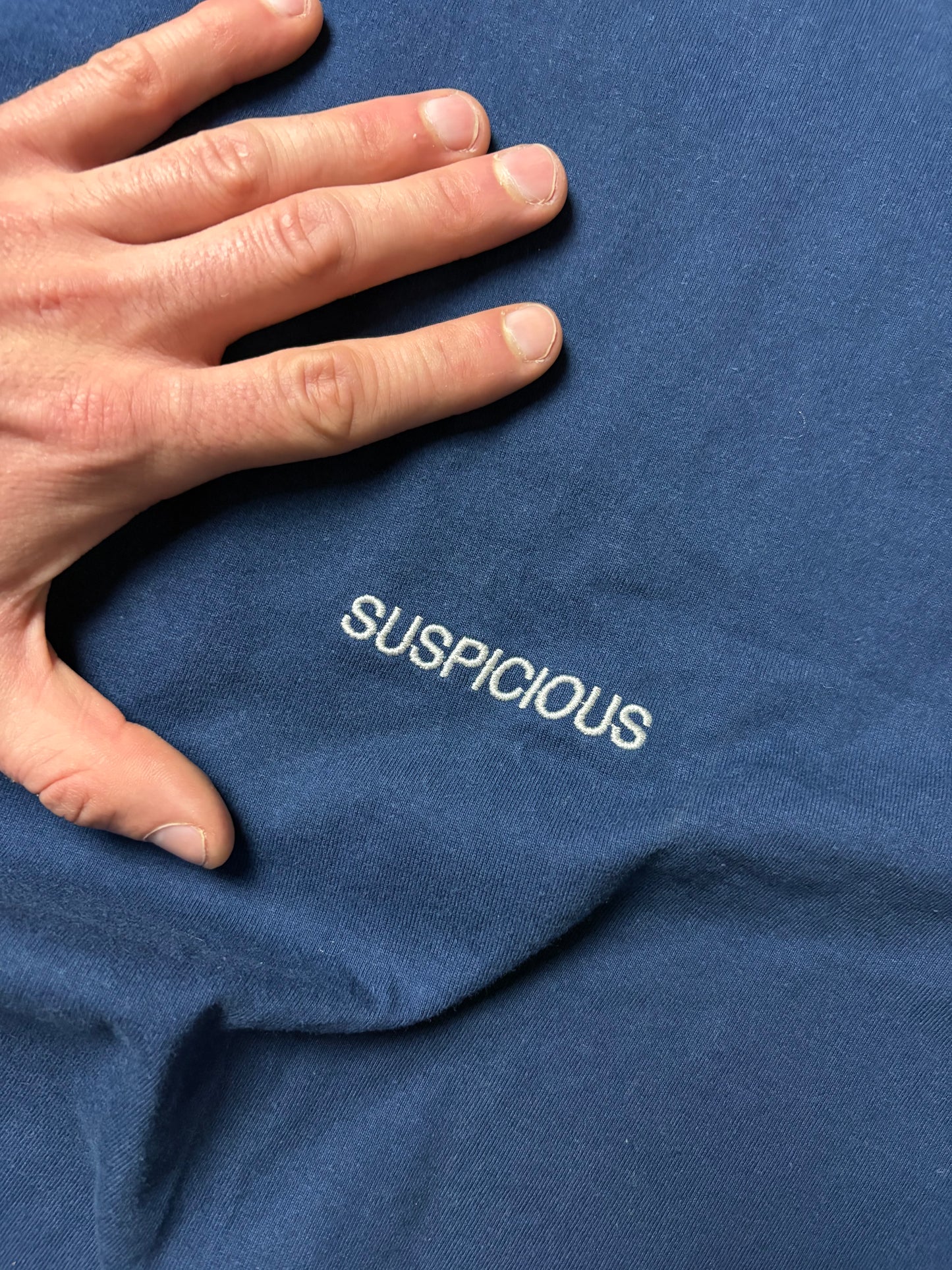 Suspicious Antwerp T-Shirt - Blauw - Large